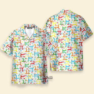 Avis89 Pieces Of Pi Math V1 - Gift For Teacher, Student - Hawaiian Shirt