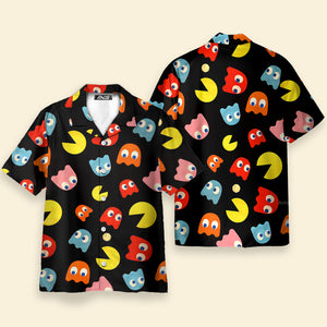 Avis89 Pac Man Cartoon Pattern - Hawaiian Shirt