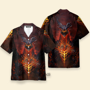 Volcanic Dragon - Gift For Men And Women  - Hawaiian Shirt