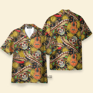 Avis89 Cinco de Mayo Skull Pattern - Hawaiian Shirt