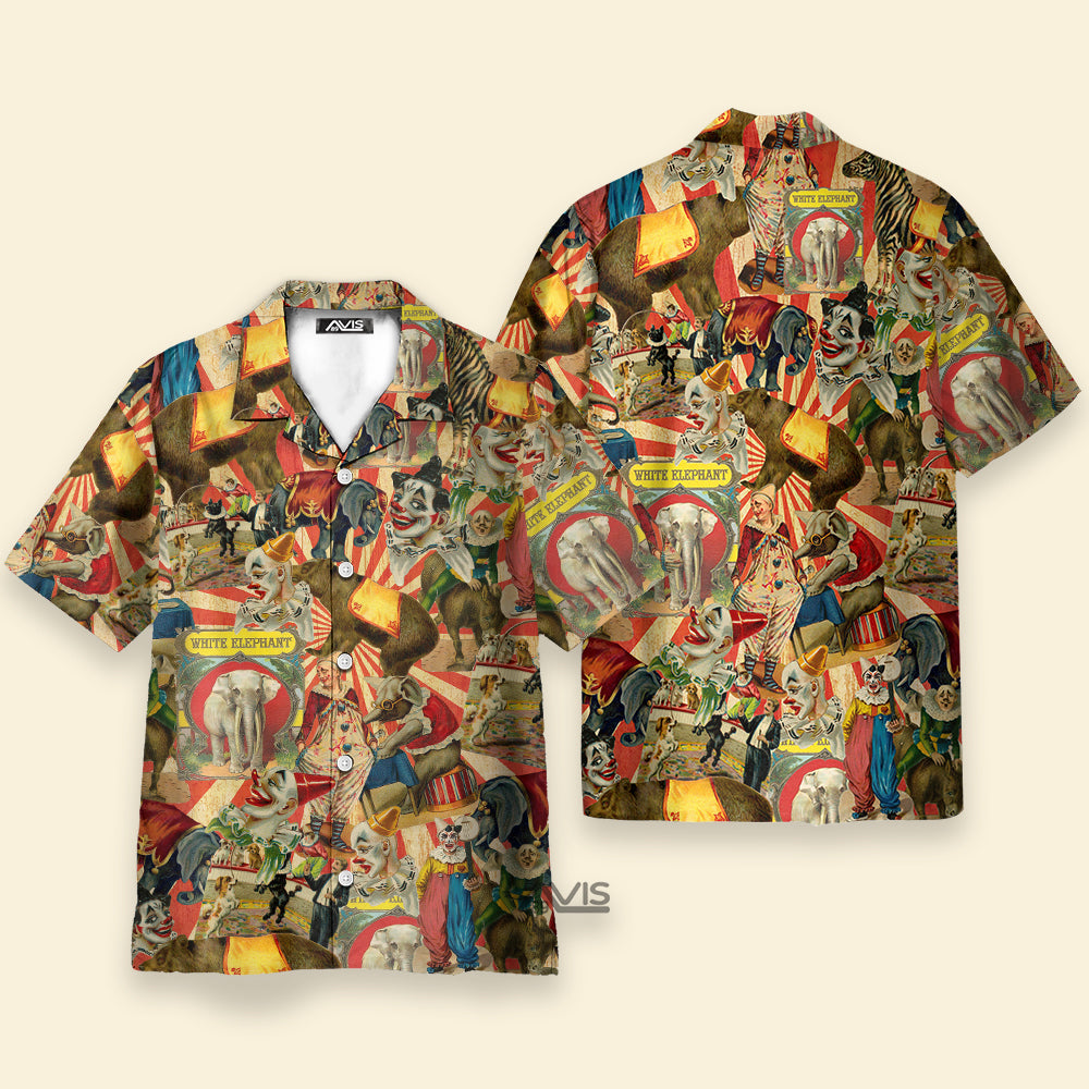 Circus Clowns Halloween - For Men And Women - Hawaiian Shirt