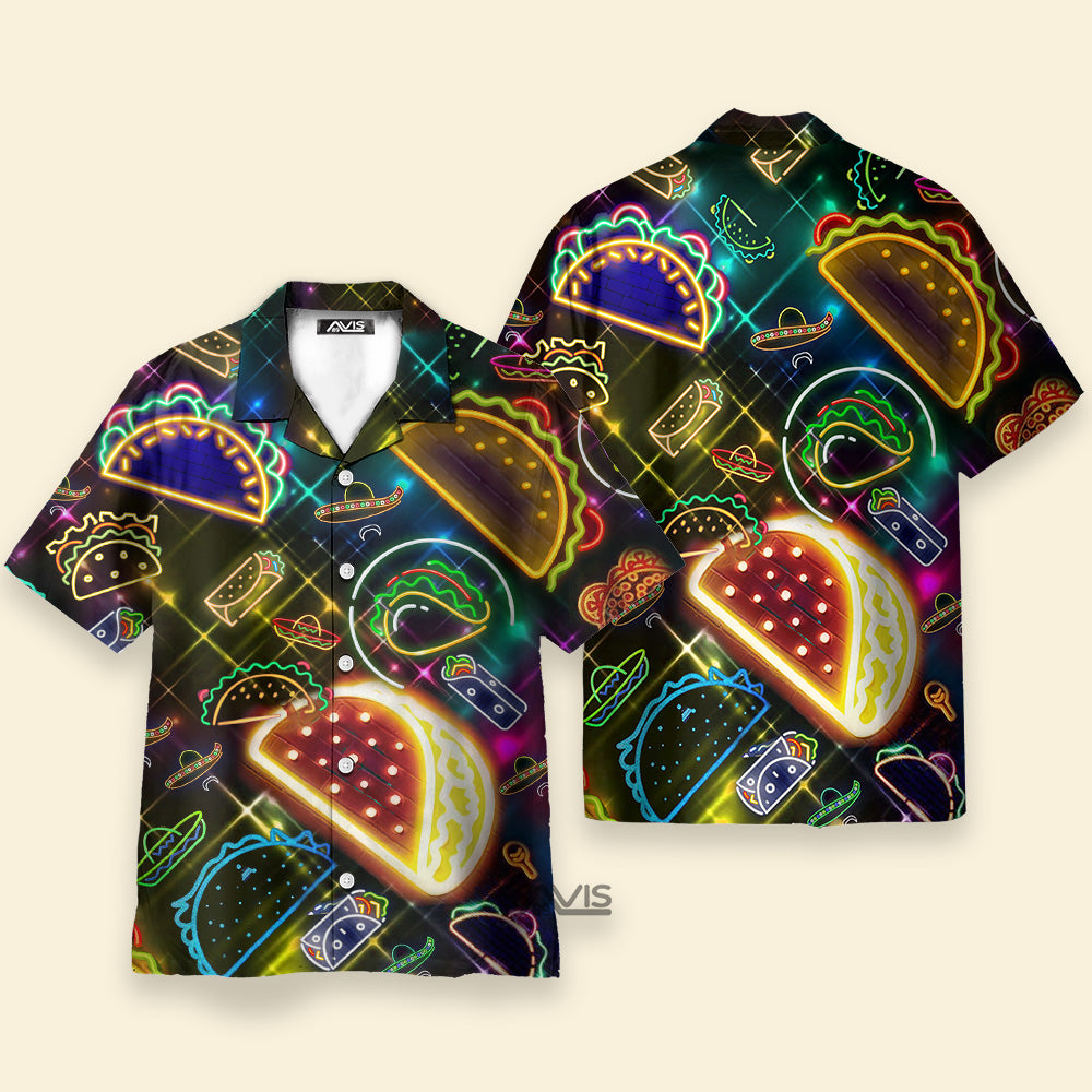 Avis 89 Food On Tuesday God Created Tacos Stunning - Gift For Food Lovers - Hawaiian Shirt