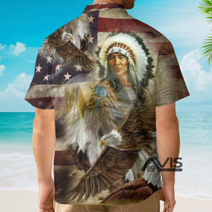 Native American Proud Eagle Cool - Hawaiian Shir