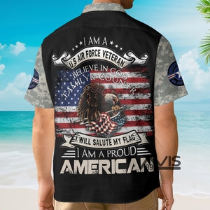 Avis89 Us Air Force Veteran Hawaiian Shirt For Men & Women