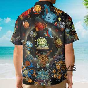 Avis89 D20 Dungeon And Dragon - Gift For Men And Women - Hawaiian Shirt