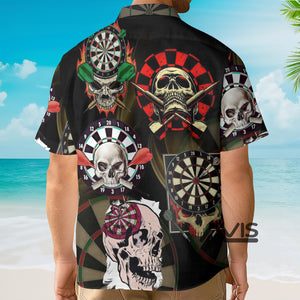 Skull Killer Darts - For Men And Women - Hawaiian Shirt