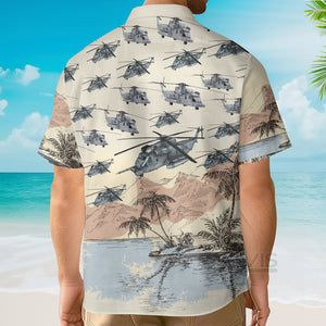 Avis89 US Air Force Sikorsky MH53 Pave Low - Hawaiian shirt