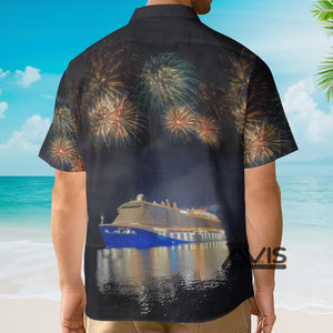 Avis89 Us Cruise Mardi Gras 4Th Of July - Hawaiian Shirt