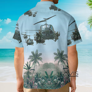 Avis89 US Army Bell UH-1 Huey - Hawaiian Shirt