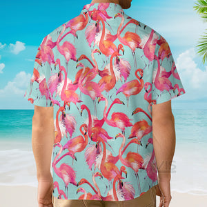 Avis89 Unique Flamingo Pattern D13 - Hawaiian Shirt