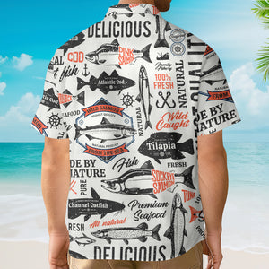 Avis89 Ocean Fish Wild Salmon Highest Quality - Hawaiian Shirt