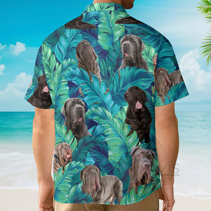 Avis89 Happy Neapolitan Mastiff Dog Lovers Palm Tree - Gift For Dog Lovers - Hawaiian Shirt