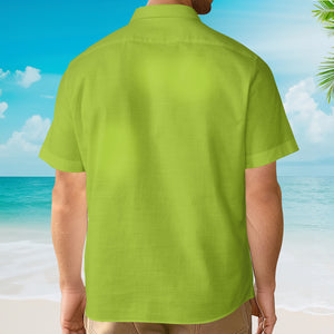 Avis89 St.Patrick's Day Skull Light Green - Hawaiian Shirt