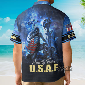 Avis89 Air Force Honor The Fallor U.S.A.F - Hawaiian Shirt