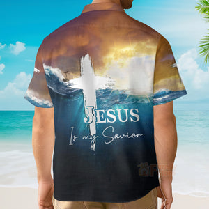 Avis89 Jesus It My Savior Hands In Water - Hawaiian Shirt