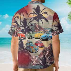 Tropical Beach Bug Car Aloha - Hawaiian Shirt Summer Vibe