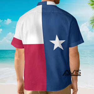 Avis89 Texas The Lone Star State - Hawaiian Shirt