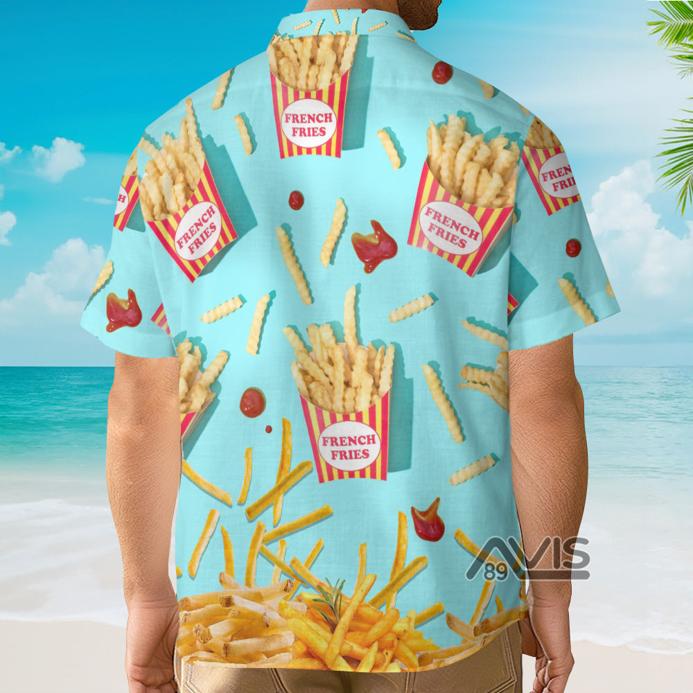 Food French Fries Basic - Gift For Food Lovers - Hawaiian Shirt