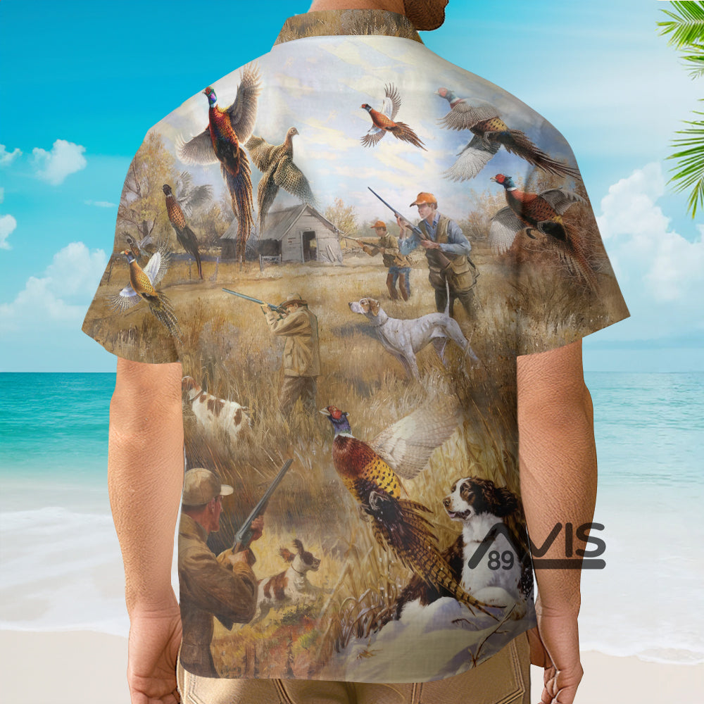 Hunting Pheasant Hunting I'm So Excited - Gift For Hunting Lovers - Hawaiian Shirt