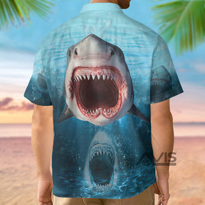 Show Your Teeth Shark - For Men And Women - Hawaiian Shirt