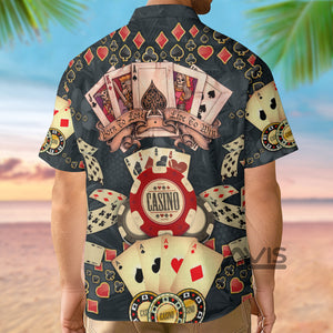 Avis89 Poker Born To Lose Live To Win - Hawaiian Shirt