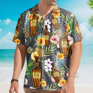 Avis89 Wine Rum Drinking Tropical Art - Gift For Men And Women - Hawaiian Shirt