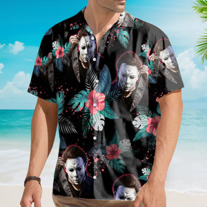 Halloween Michael Myers Halloween Tropical Style - Hawaiian Shirt