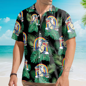 Avis89 Corgi The Predator Hawaiian Shirt