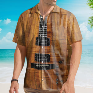 Acoustic Electric Guitar Costume Cosplay - Hawaiian Shirt