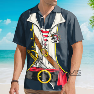 Avis89 Pirate Cosplay Costume - Gift For Men And Women - Hawaiian Shirt