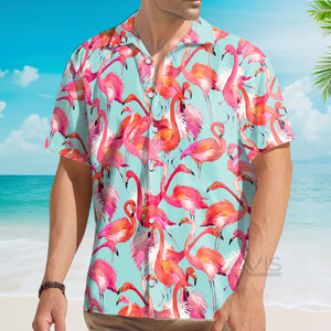 Avis89 Unique Flamingo Pattern D13 - Hawaiian Shirt