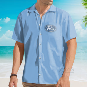 Avis89 Wreck-It Ralph Felix Fixer Cosplay Costume - Hawaiian Shirt