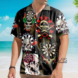 Avis89 Skull Killer Darts - For Men And Women - Hawaiian Shirt