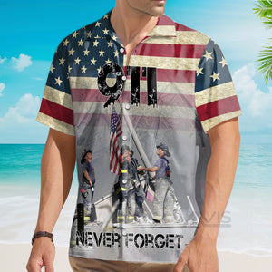 Avis89 USA Never Forget 9-11 Aloha - Hawaiian Shirt