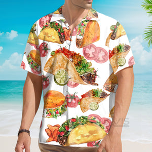 Avis89 Food Life Is Better With Tacos - Gift For Food Lovers - Hawaiian Shirt