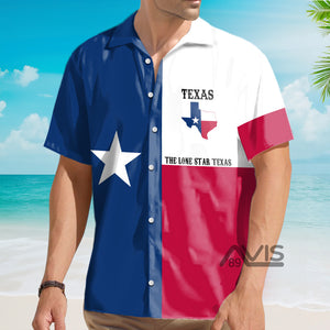 Avis89 Texas The Lone Star State - Hawaiian Shirt