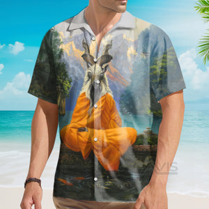 Avis89 Zen Goat Pattern - Hawaiian Shirt