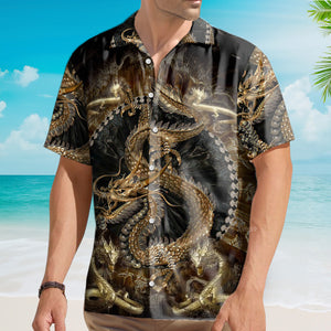 Dragon Love Life Colorful - Gift For Men And Women - Hawaiian Shirt