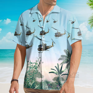 Avis89 Us Army Helicopter - For Men And Women - Hawaiian Shirt