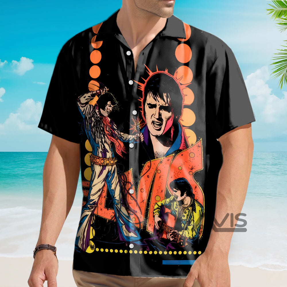 Avis89 Elvis Is Performing Classic Music - Hawaiian Shirt