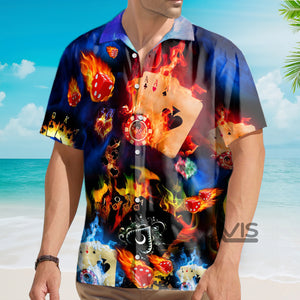 Avis89 Poker Gambling Life Like Poker Has An Element Of Risk - Hawaiian Shirt