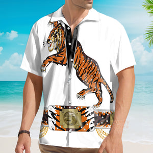 Elvis Tiger Unisex Costume Cosplay - Hawaiian Shirt