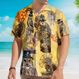 Avis89 Wisdom Owls - Hawaiian Shirt