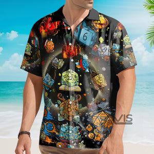 Avis89 D20 Dungeon And Dragon - Gift For Men And Women - Hawaiian Shirt