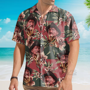 Avis89 Halloween Freddy Krueger Tropical Style - Hawaiian Shirt