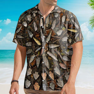 Hunting Arrowhead Hunting Camo Pattern - Gift For Hunting Lovers - Hawaiian Shirt