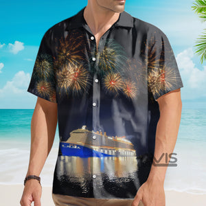 Avis89 Us Cruise Mardi Gras 4Th Of July - Hawaiian Shirt