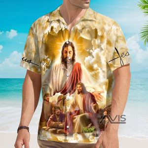 Jesus In The Heaven - Hawaiian Shirt