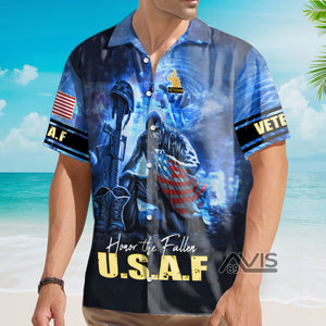 Avis89 Air Force Honor The Fallor U.S.A.F - Hawaiian Shirt