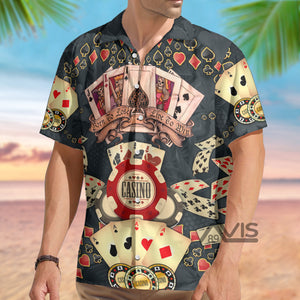 Avis89 Poker Born To Lose Live To Win - Hawaiian Shirt